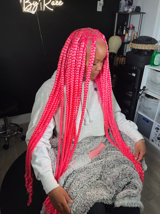 Knotless Over Locs Tutorial